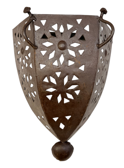 Rustic Moroccan Iron Wall Sconce
