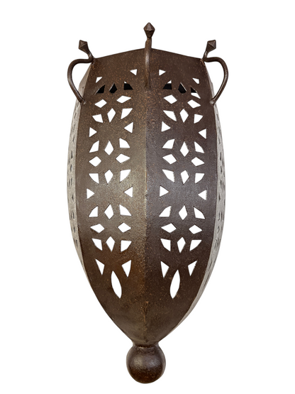 Rustic Moroccan Iron Wall Sconce