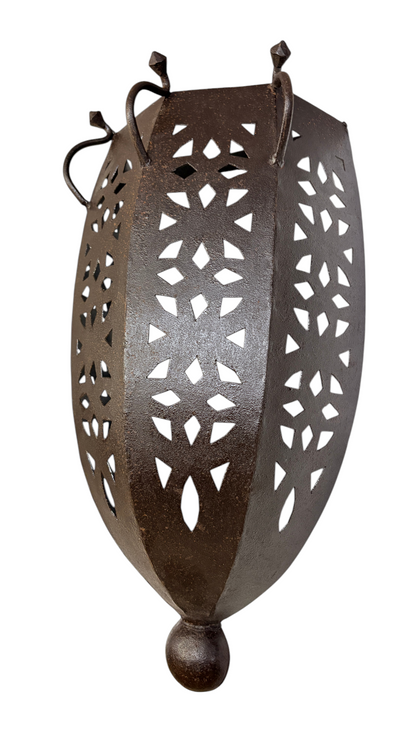 Rustic Moroccan Iron Wall Sconce