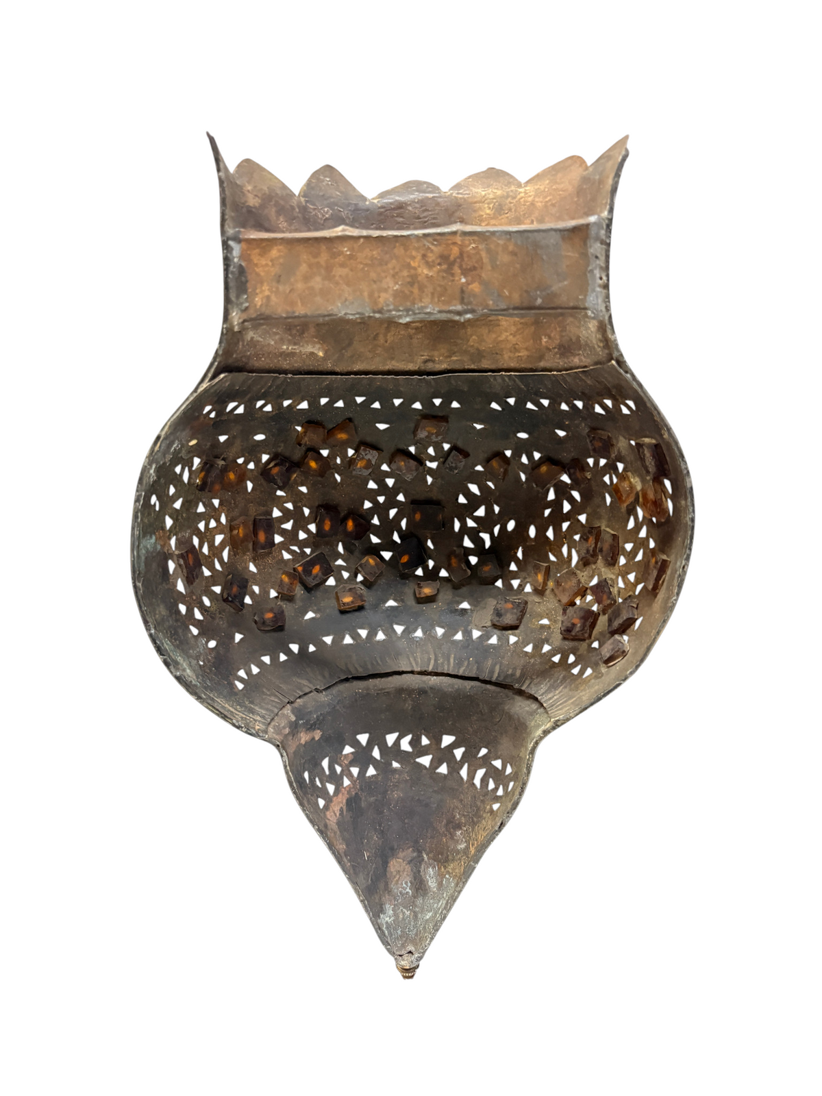 Antique Brass Finish Wall Sconce