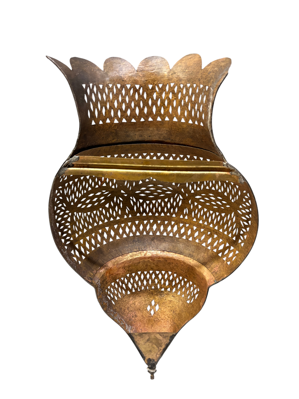 Antique Brass Finish Wall Sconce