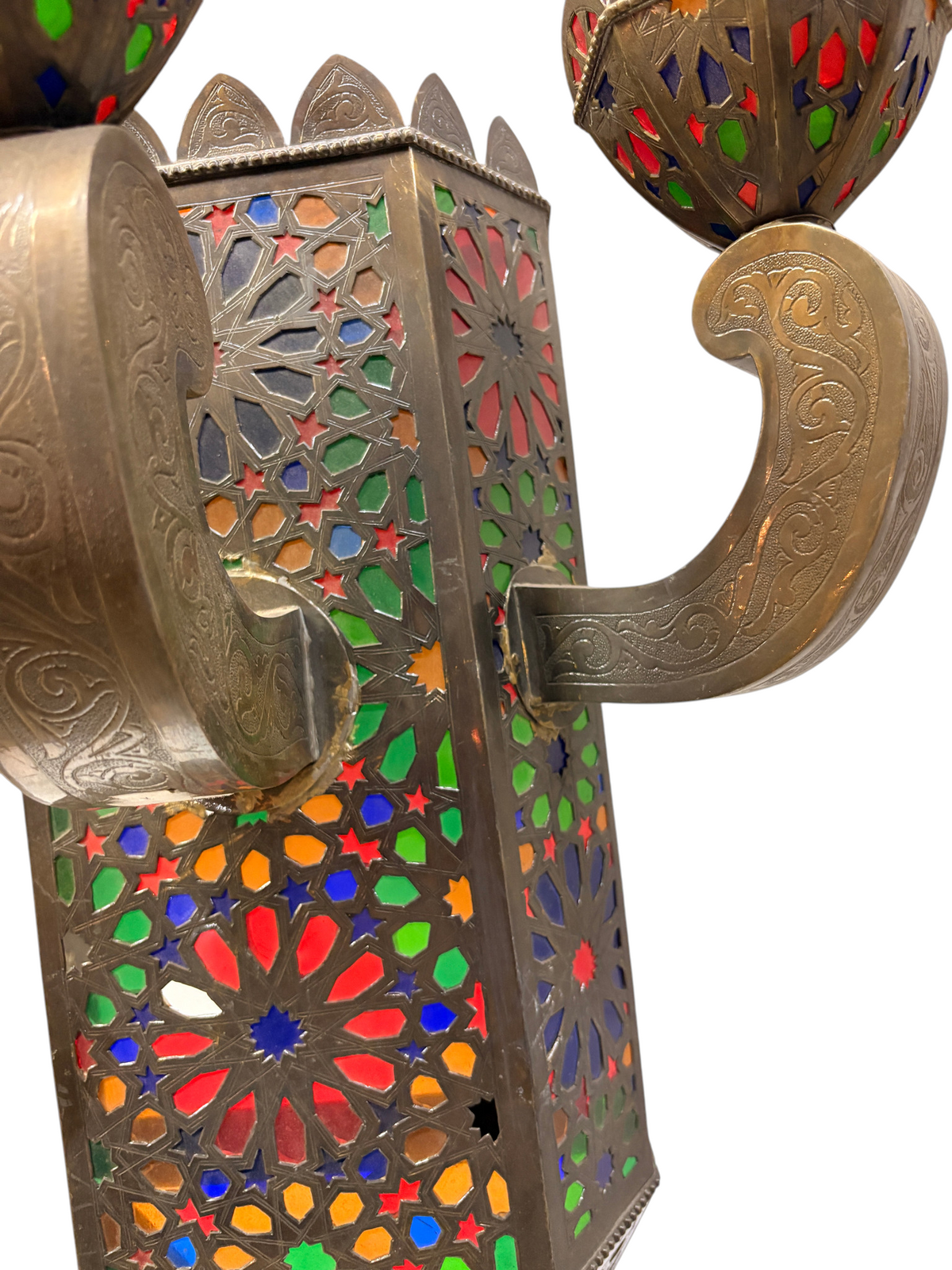 Antique Brass Sunburst Sconce
