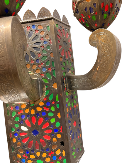 Antique Brass Sunburst Sconce