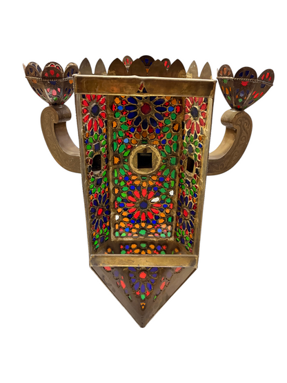 Antique Brass Sunburst Sconce