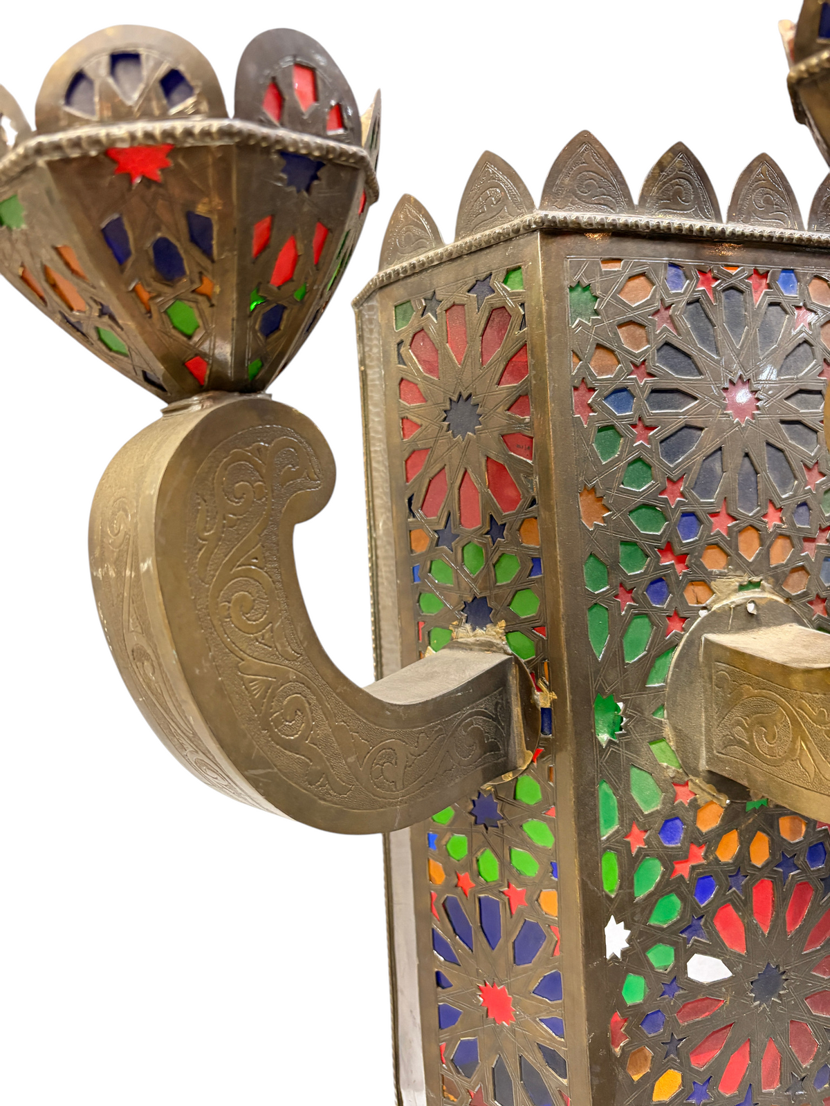 Antique Brass Sunburst Sconce