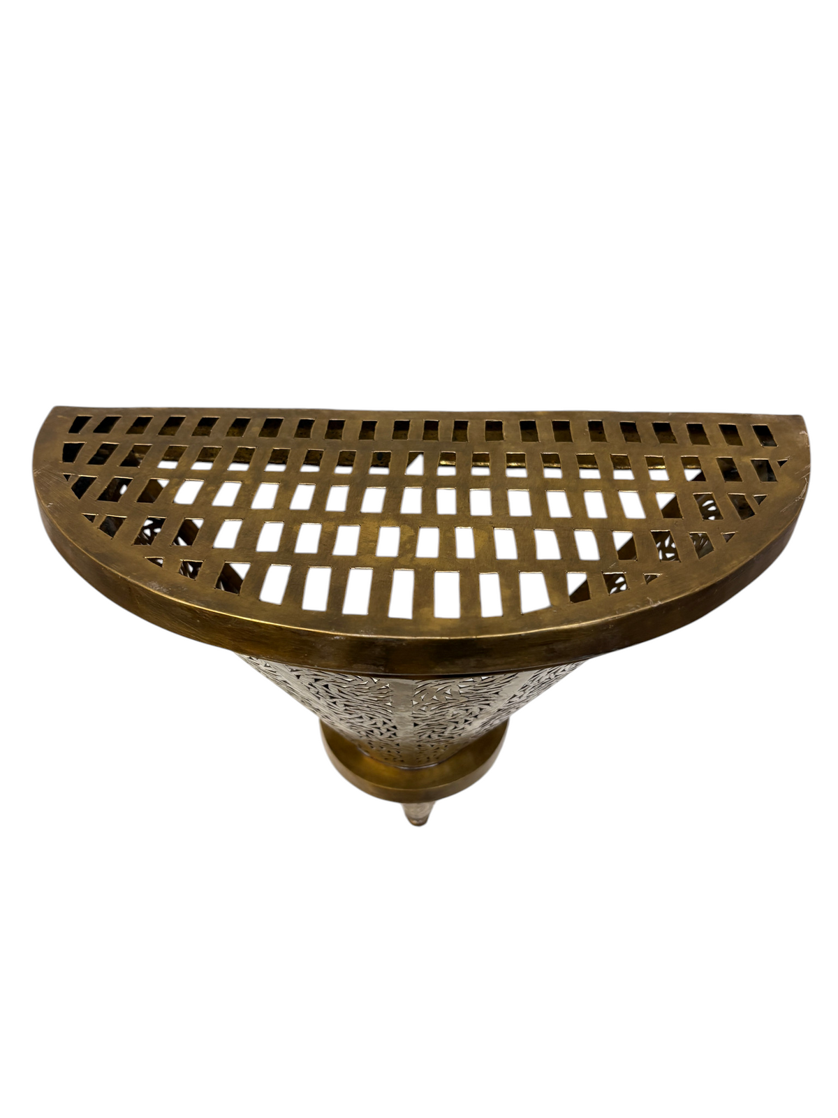 Intricately Designed Brass Wall Sconce