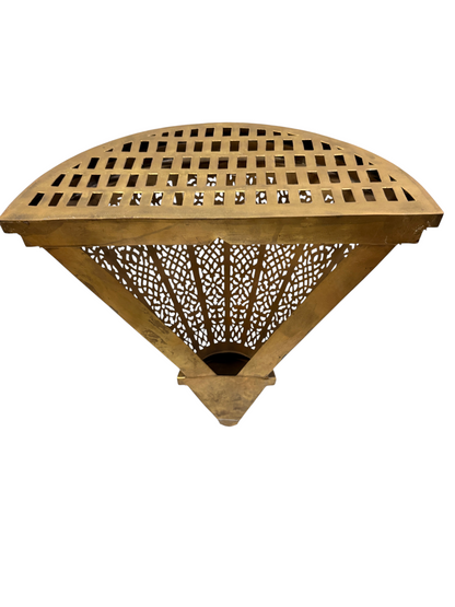 Intricately Designed Brass Wall Sconce