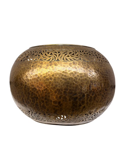 Flush Mount Half Moon Brass Wall Sconce