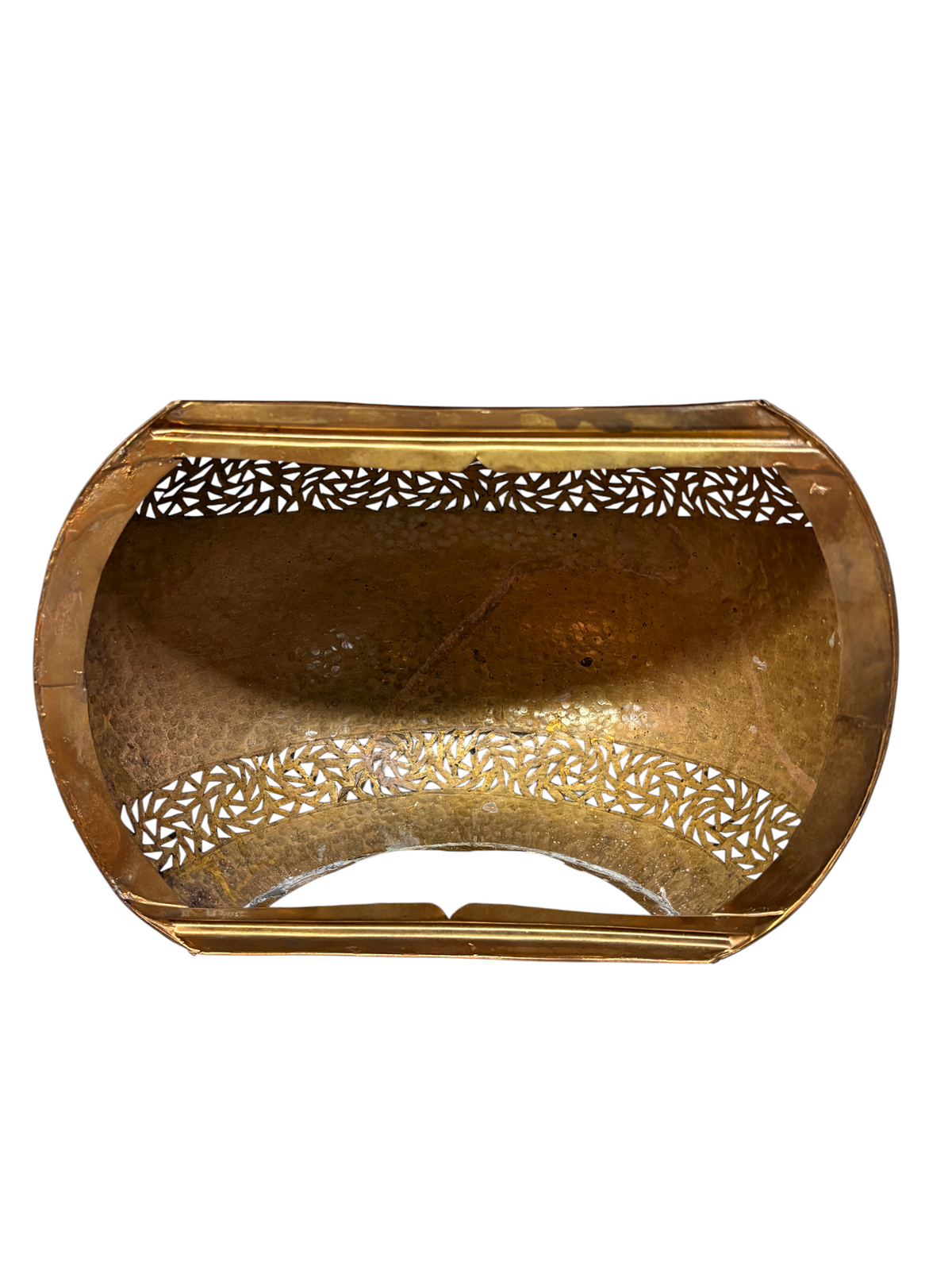 Flush Mount Half Moon Brass Wall Sconce