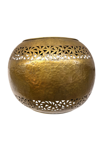 Flush Mount Half Moon Brass Wall Sconce