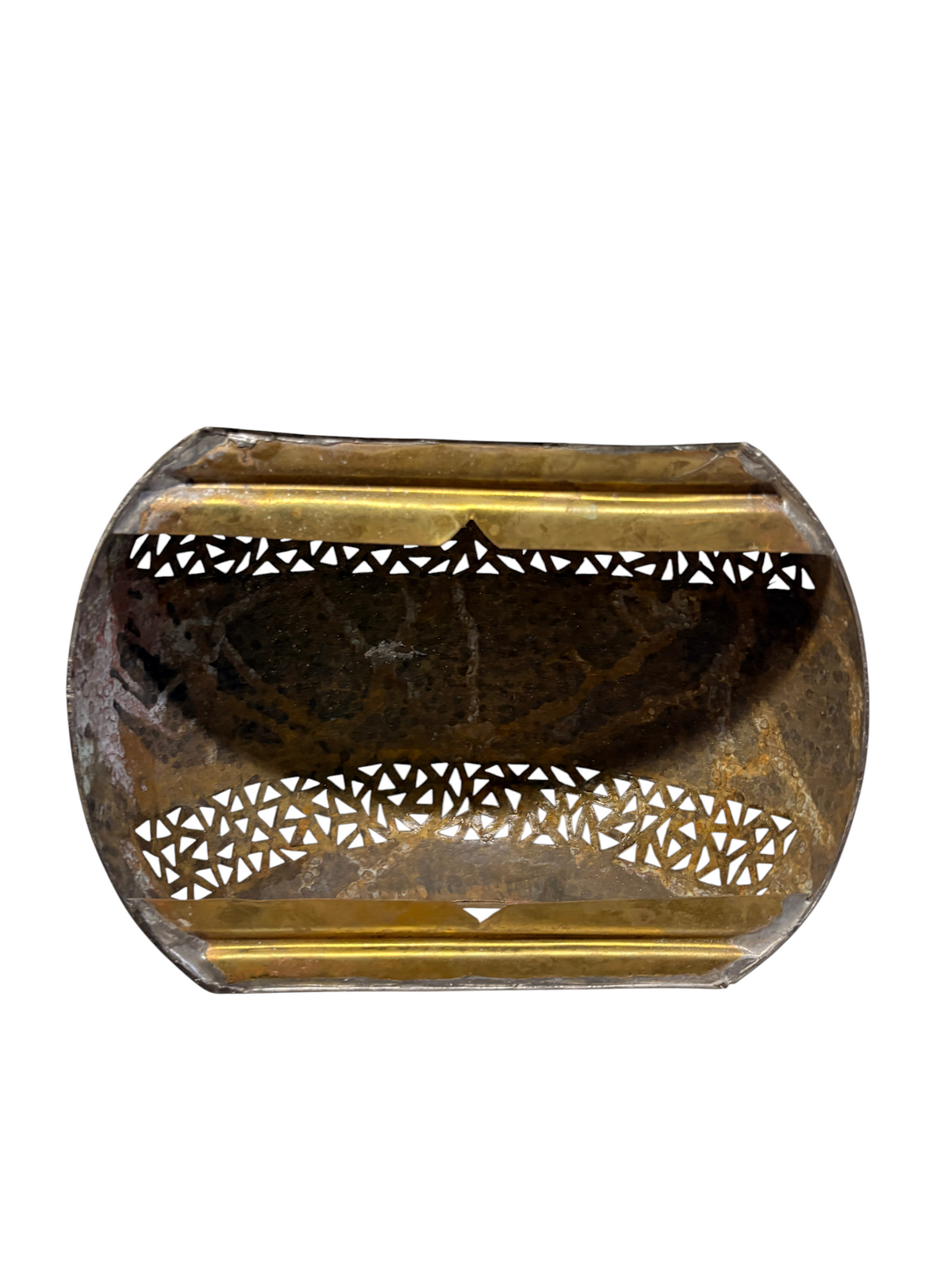Flush Mount Half Moon Brass Wall Sconce