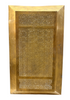 Moroccan Intricately Designed Rectangular Brass Panel Sconce