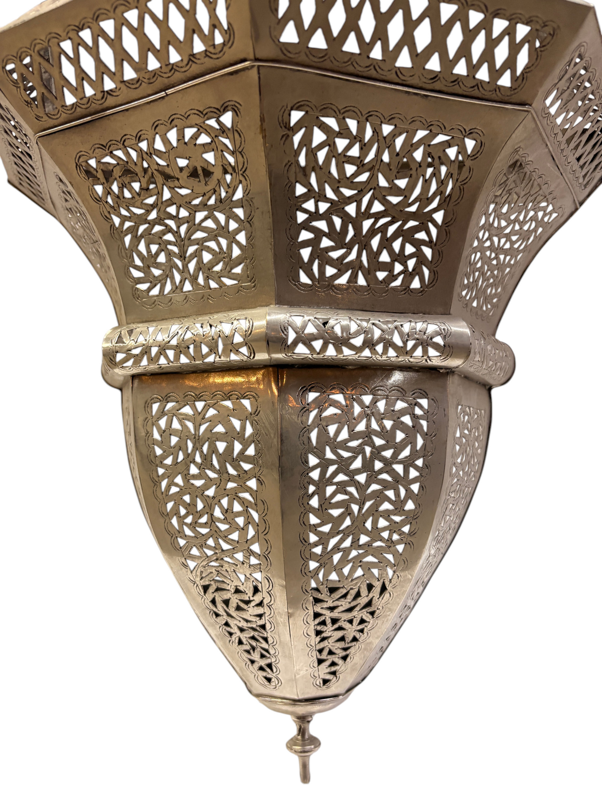 Tiered Lattice Lantern Sconce