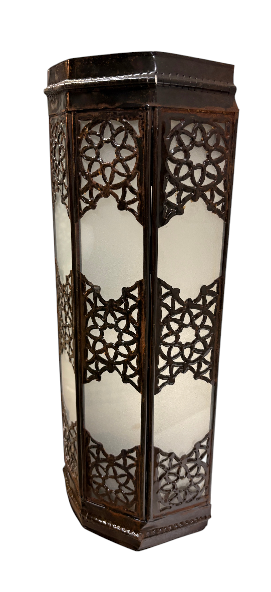 Wall Sconce with White Glass