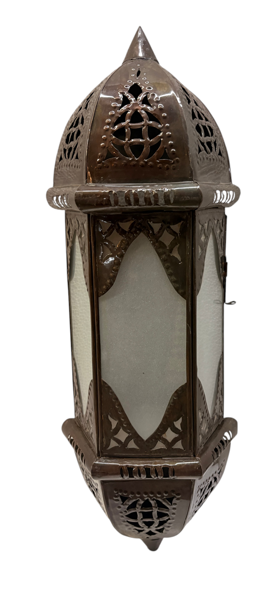 Domed Cast Zinc Sconce with Hinged Door