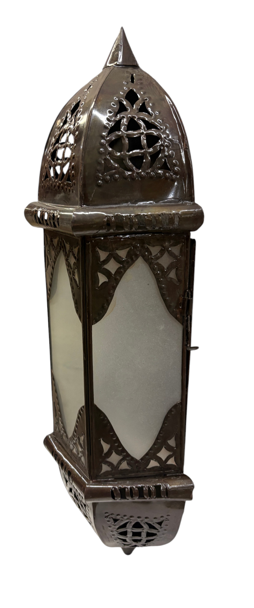 Domed Cast Zinc Sconce with Hinged Door