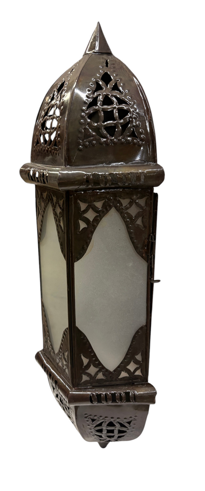 Domed Cast Zinc Sconce with Hinged Door