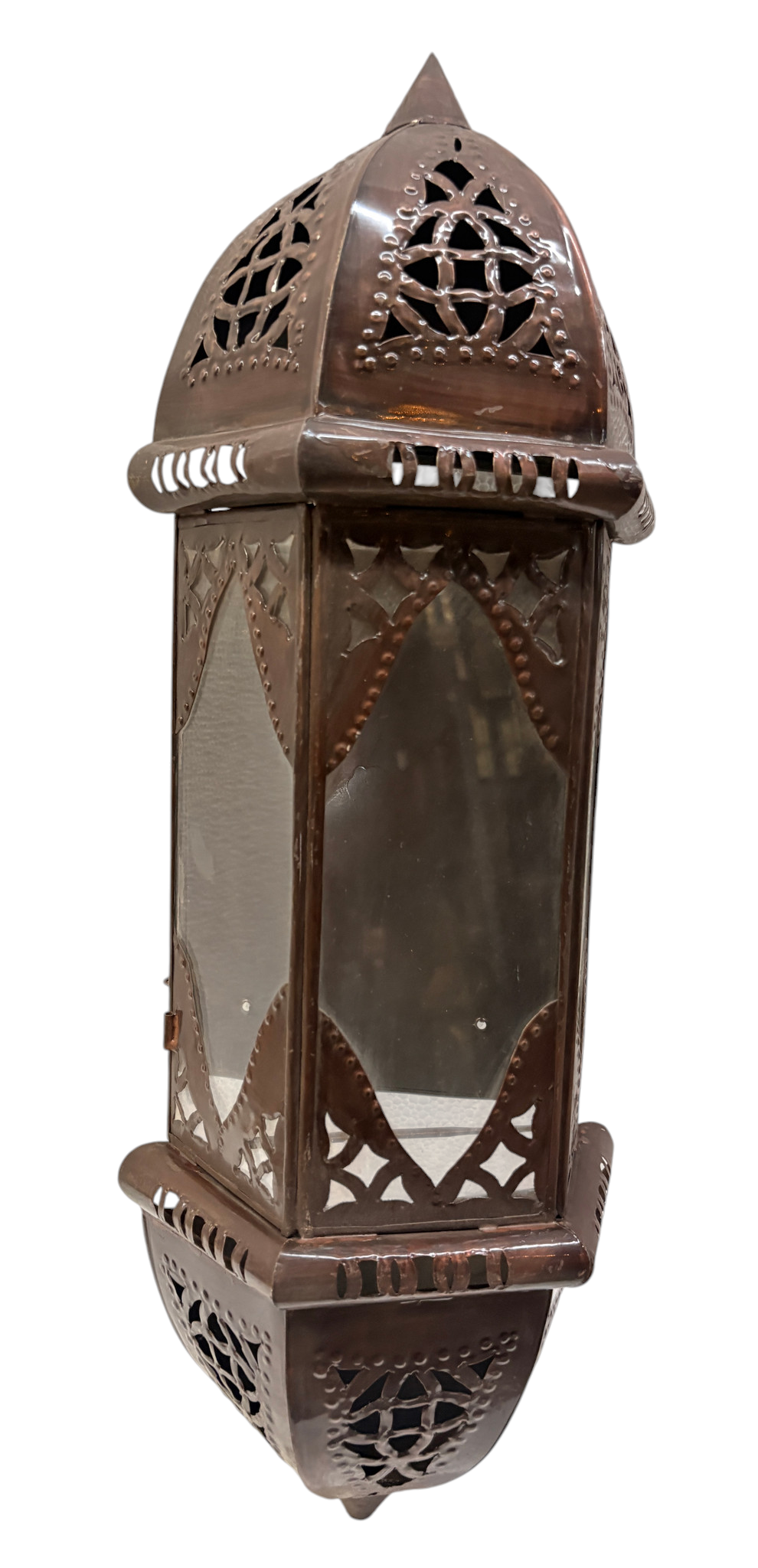 Domed Cast Zinc Sconce with Hinged Door
