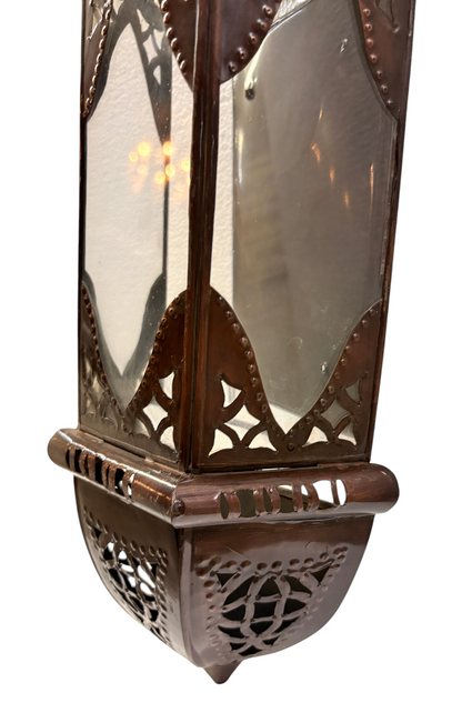 Domed Cast Zinc Sconce with Hinged Door