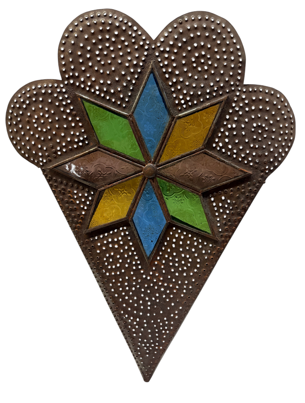 Flower-Shaped Star Glass Sconce