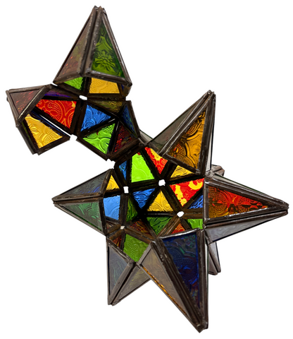 Cast Zinc Mini Star Lamp