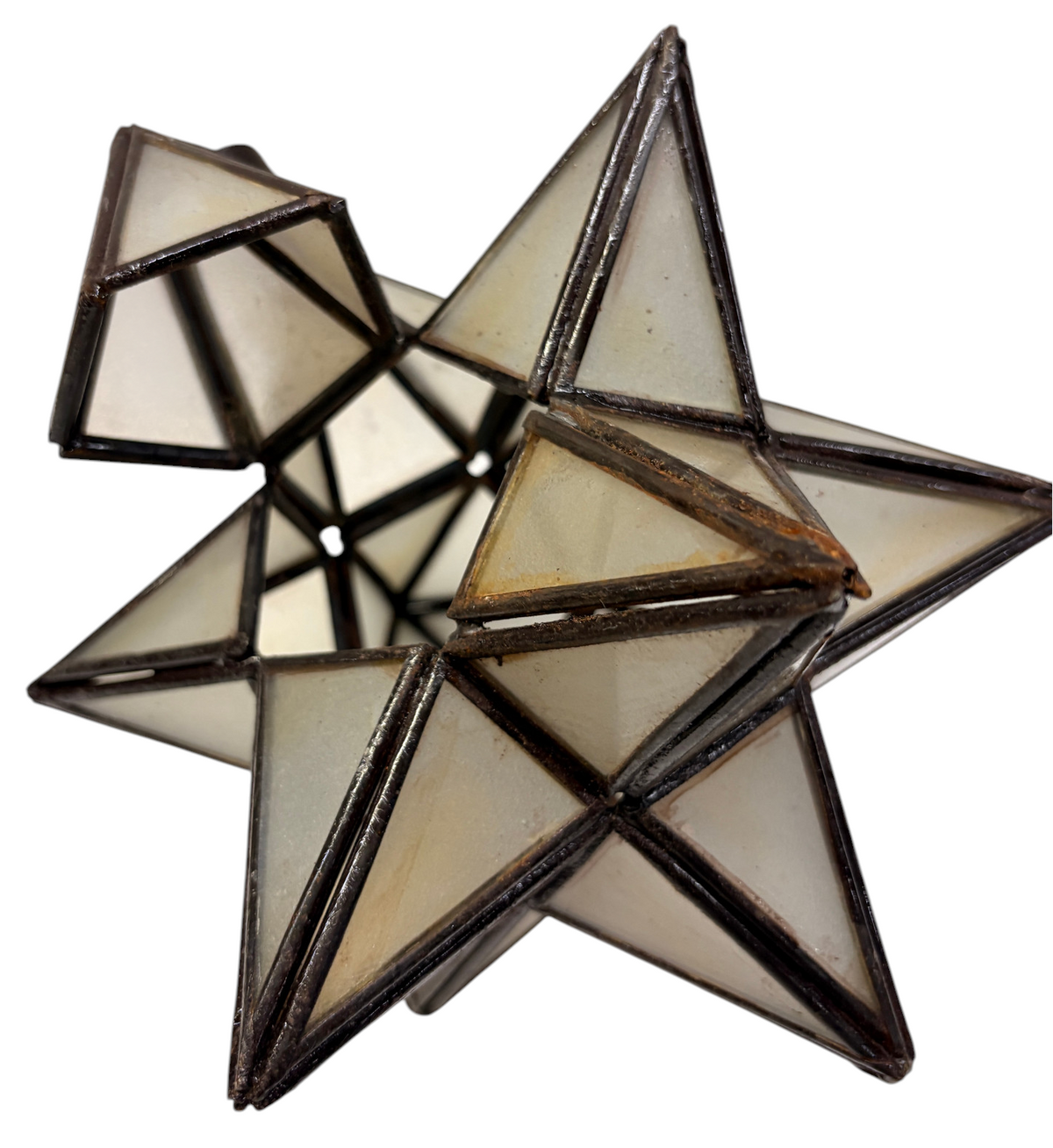 Cast Zinc Mini Star Lamp