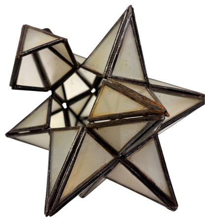 Cast Zinc Mini Star Lamp