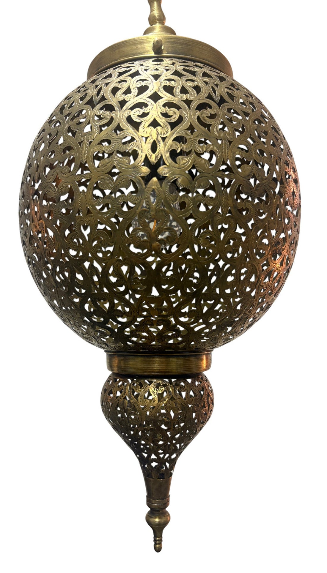 Brass Arabesque Lamp