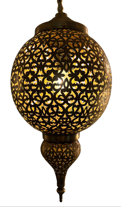 Brass Arabesque Lamp