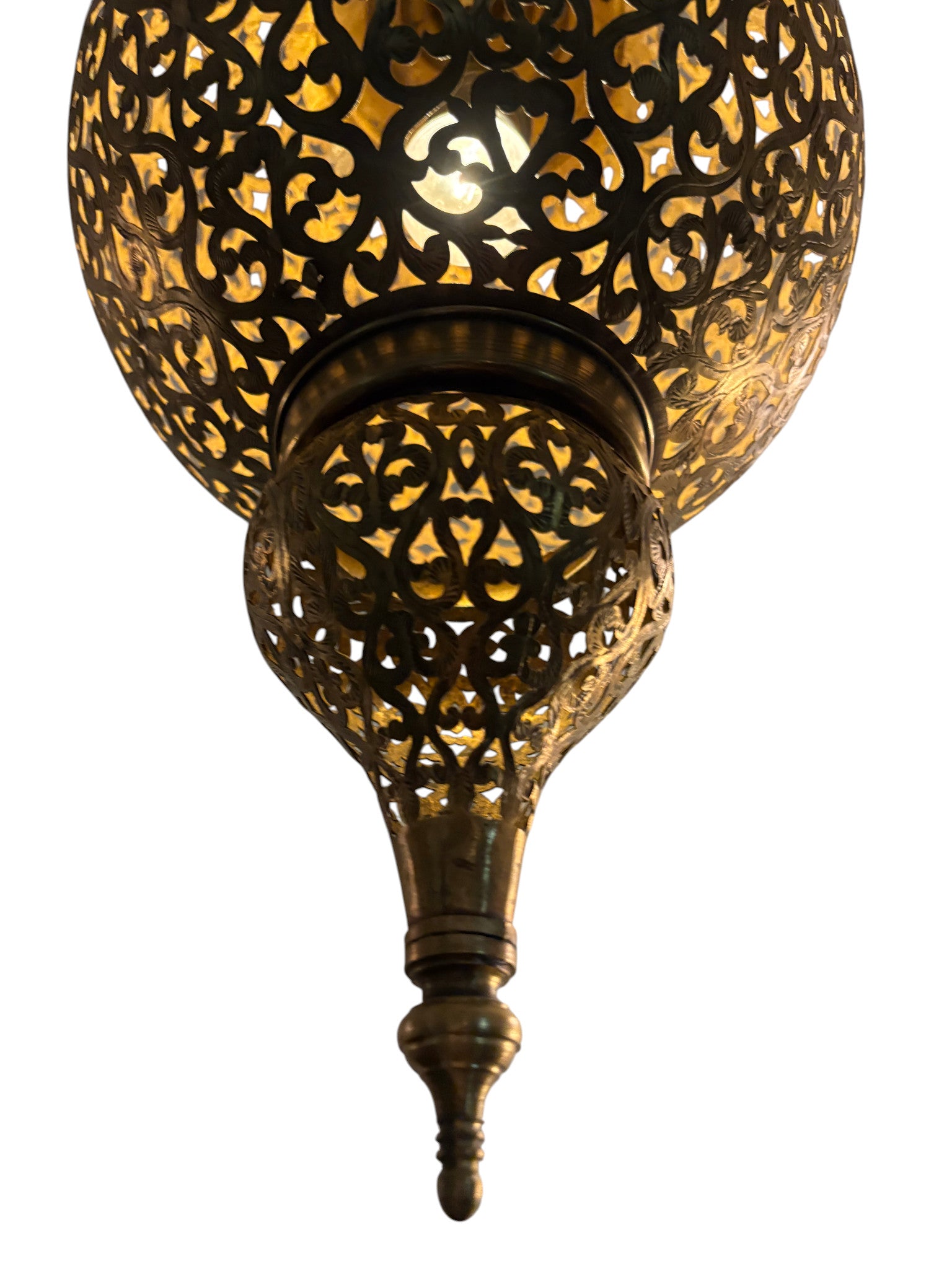 Brass Arabesque Lamp