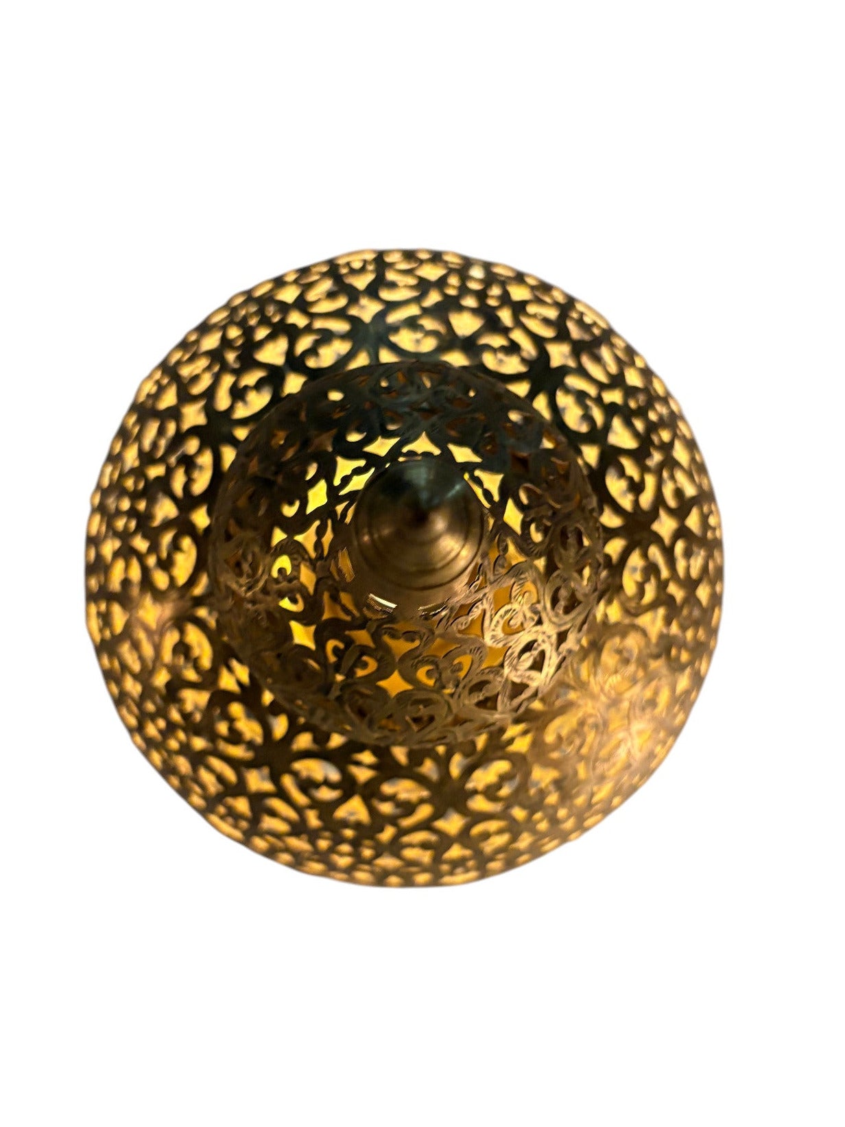 Brass Arabesque Lamp