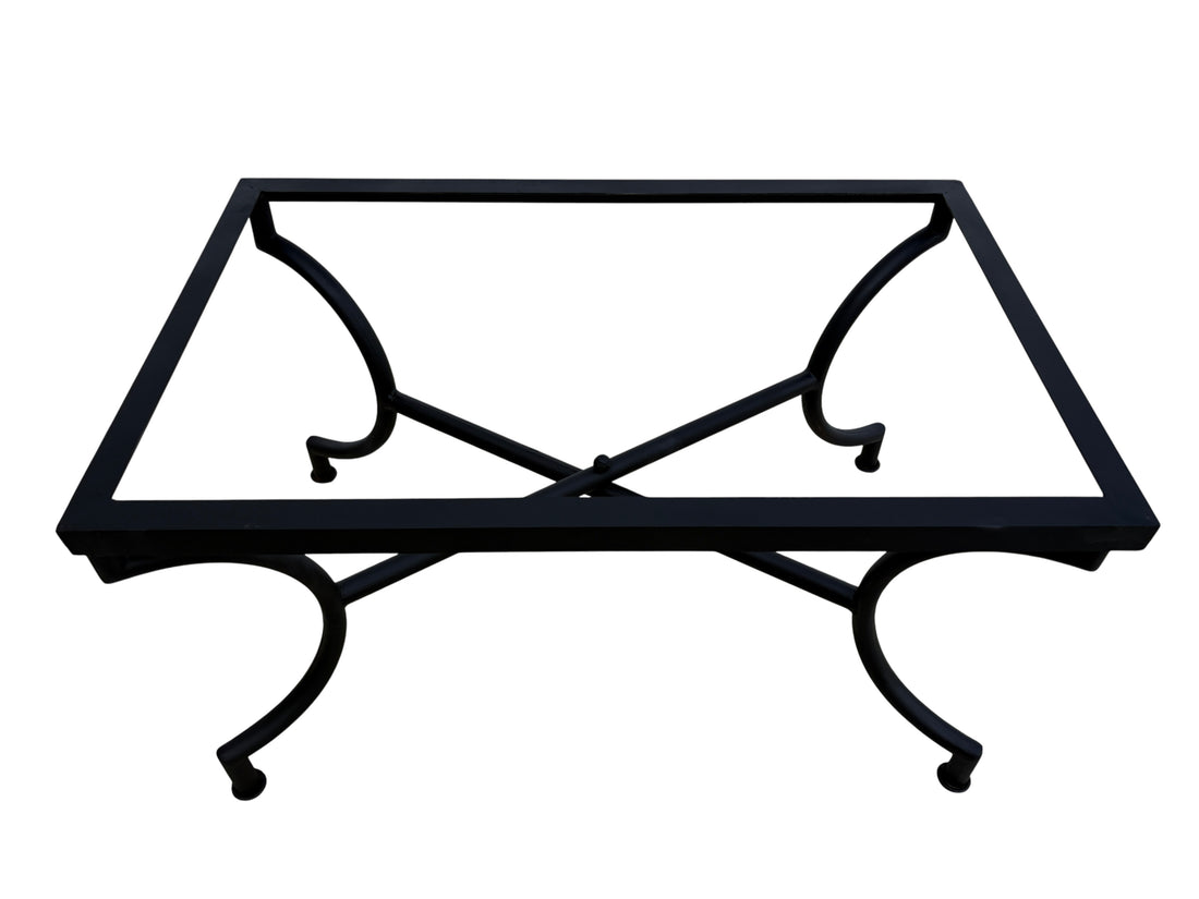 Wrought Iron Base for 24"x36" Coffee Table