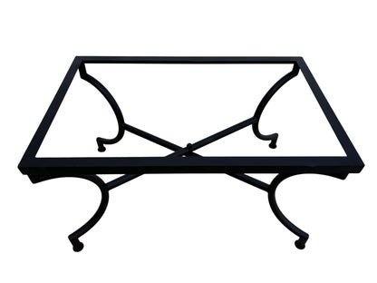 Wrought Iron Base for 24"x36" Coffee Table