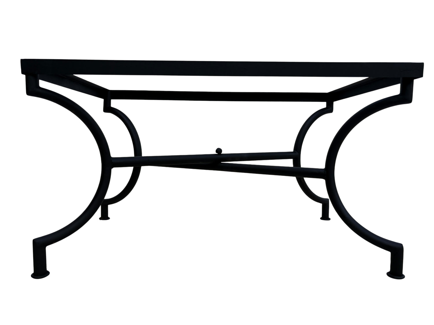 Wrought Iron Base for 24"x36" Coffee Table