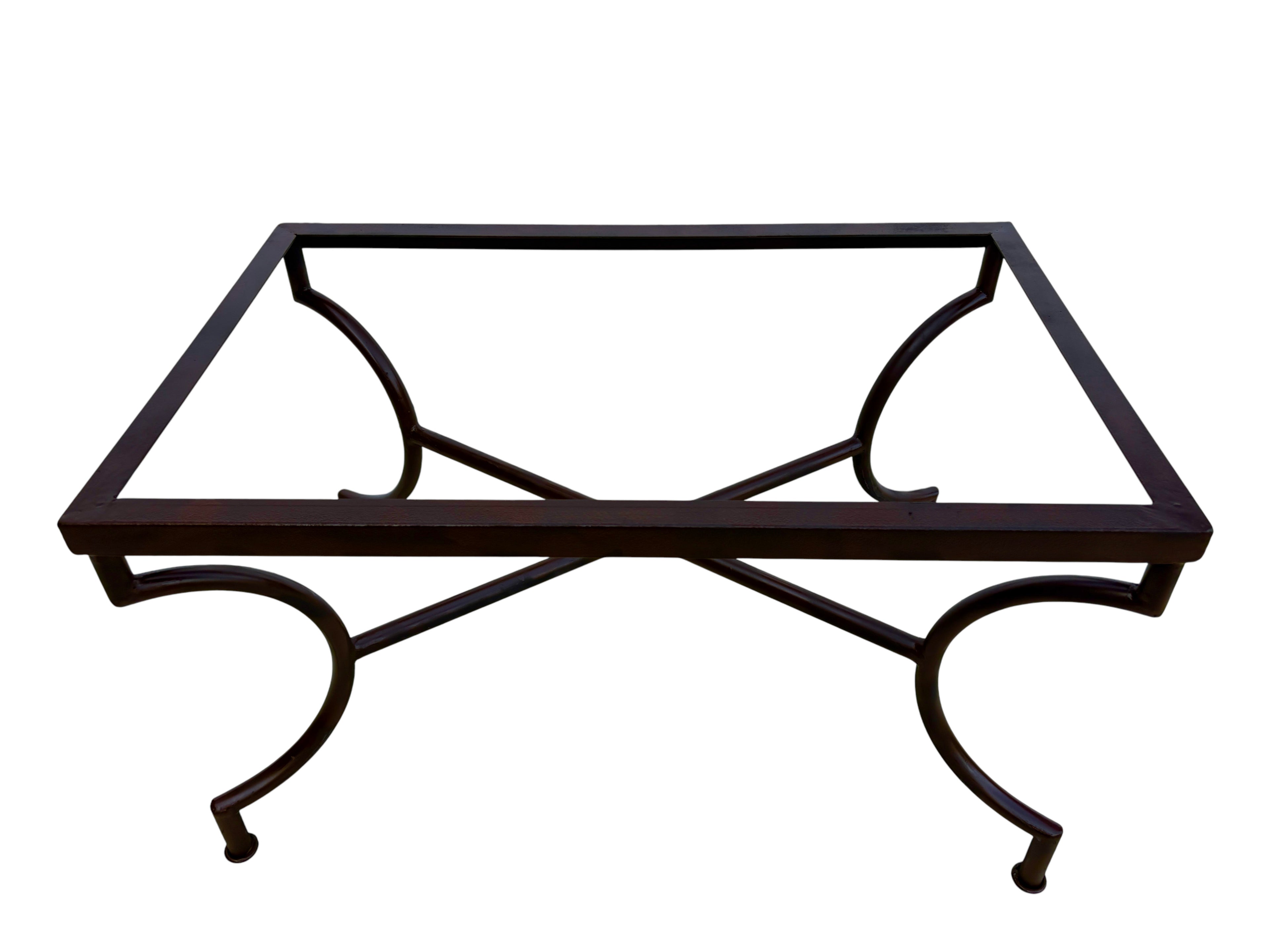 Wrought Iron Base for 24"x36" Coffee Table