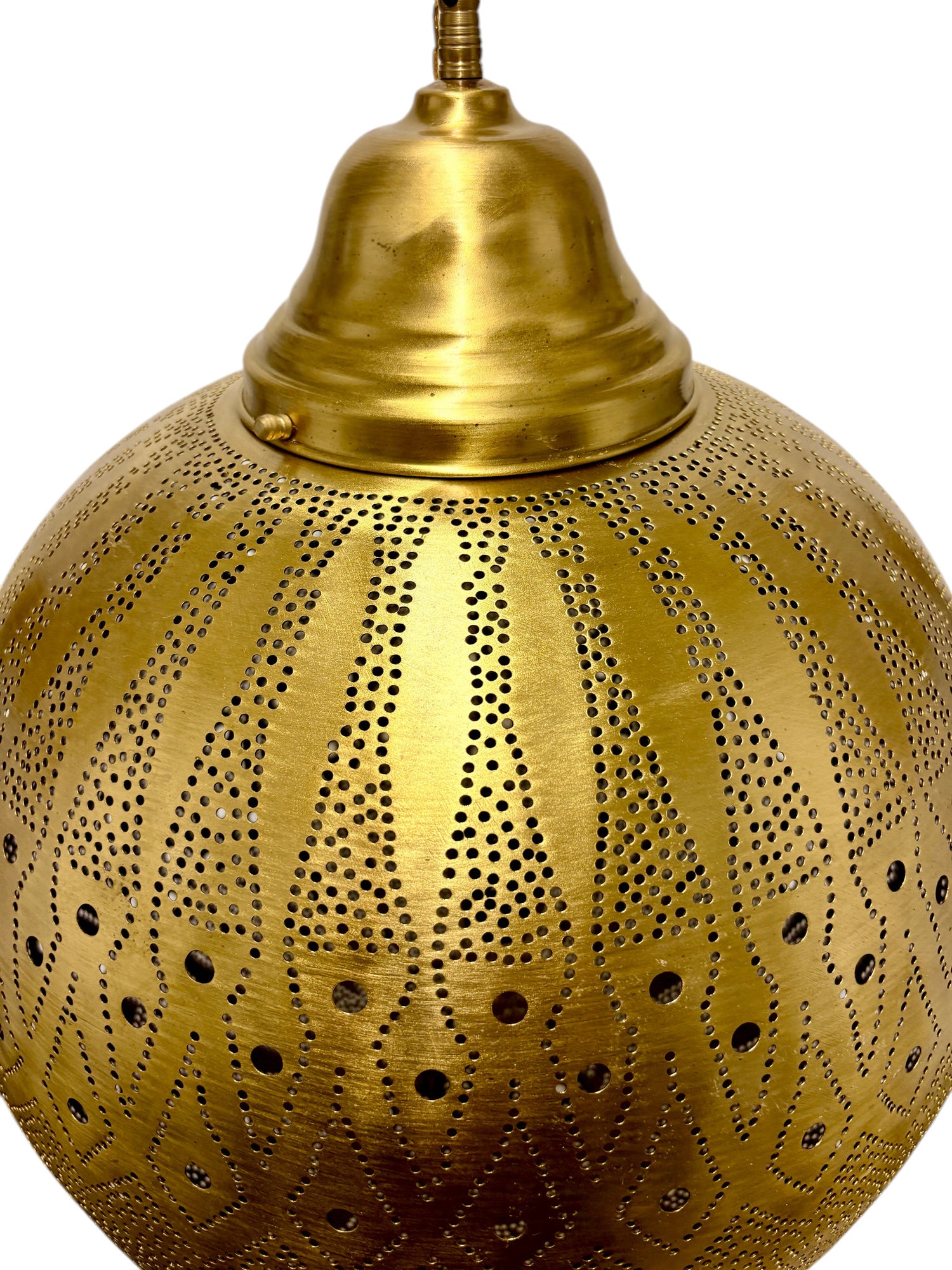 Ember Brass Sphere Light Fixture