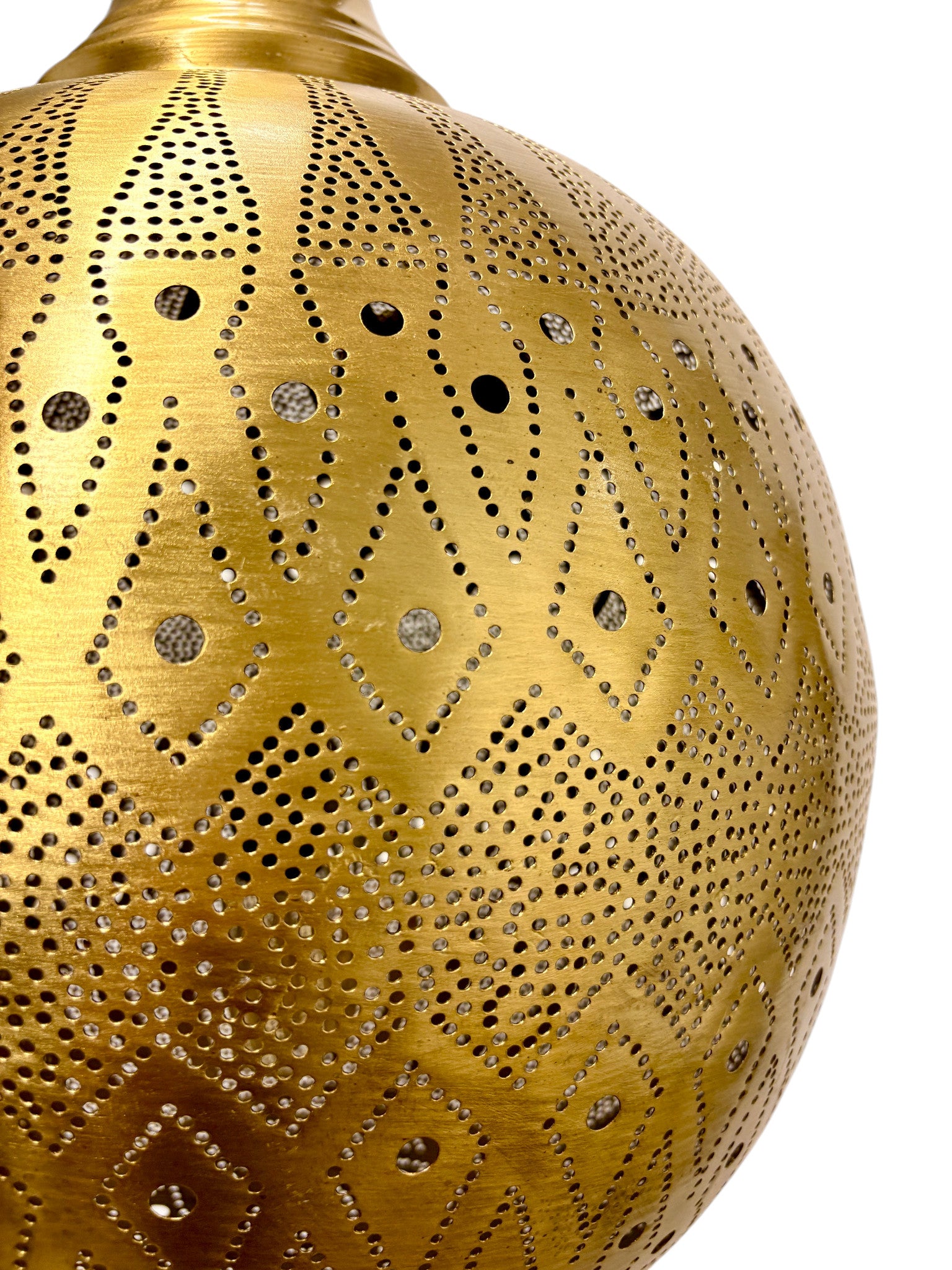 Ember Brass Sphere Light Fixture
