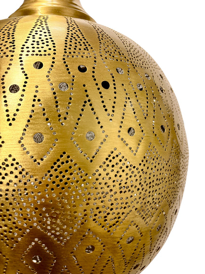 Ember Brass Sphere Light Fixture