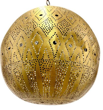 Ember Brass Sphere Light Fixture
