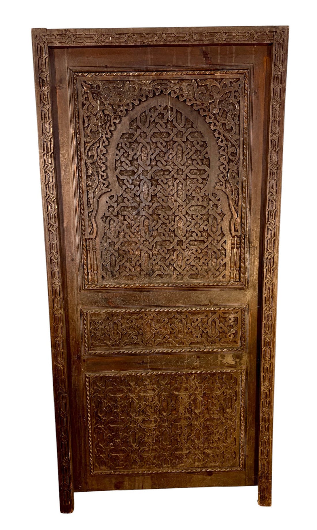 Hand-Carved Moroccan Riad Door