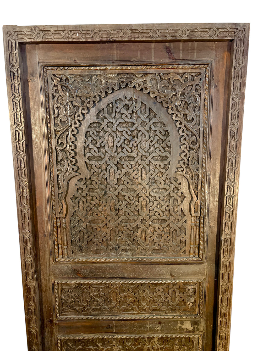 Hand-Carved Moroccan Riad Door