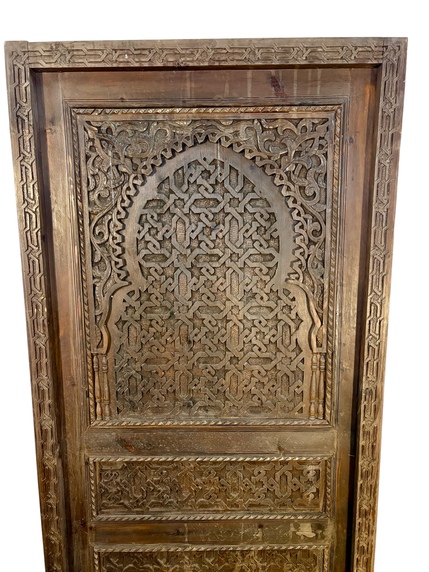 Hand-Carved Moroccan Riad Door