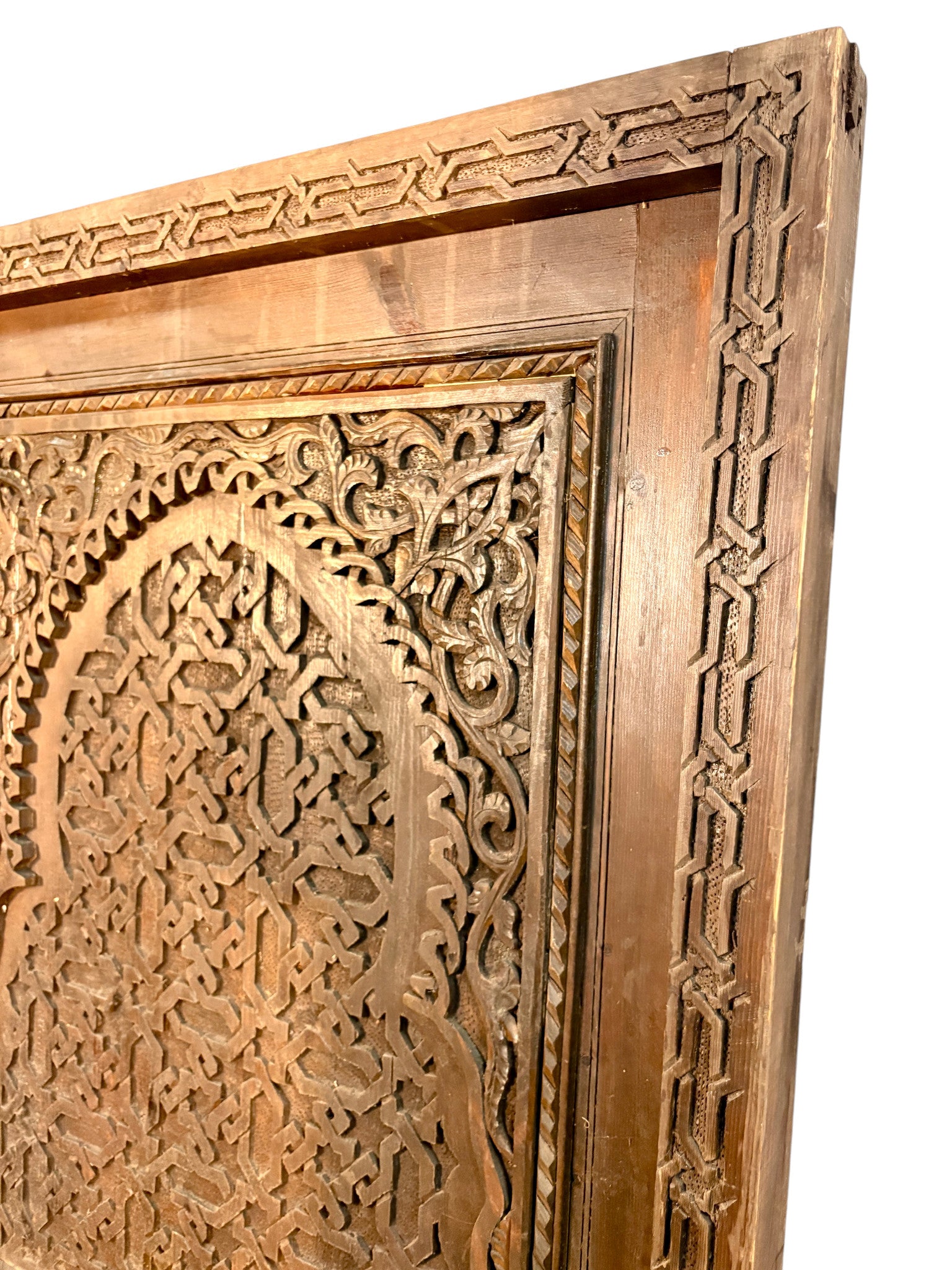 Hand-Carved Moroccan Riad Door
