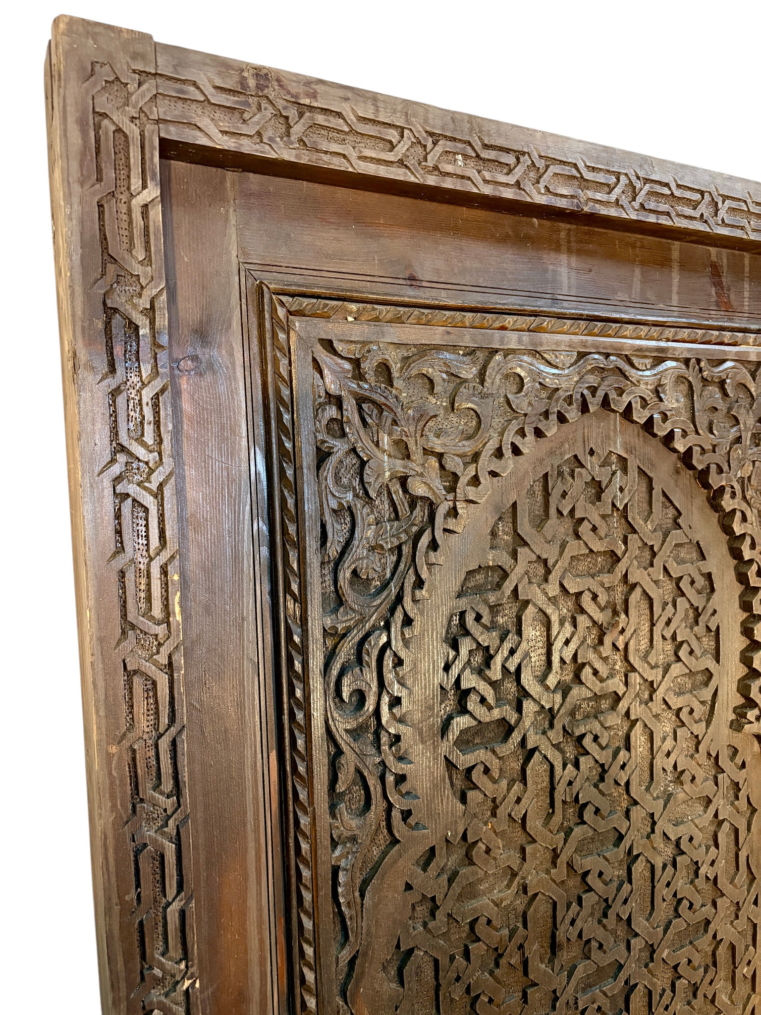 Hand-Carved Moroccan Riad Door