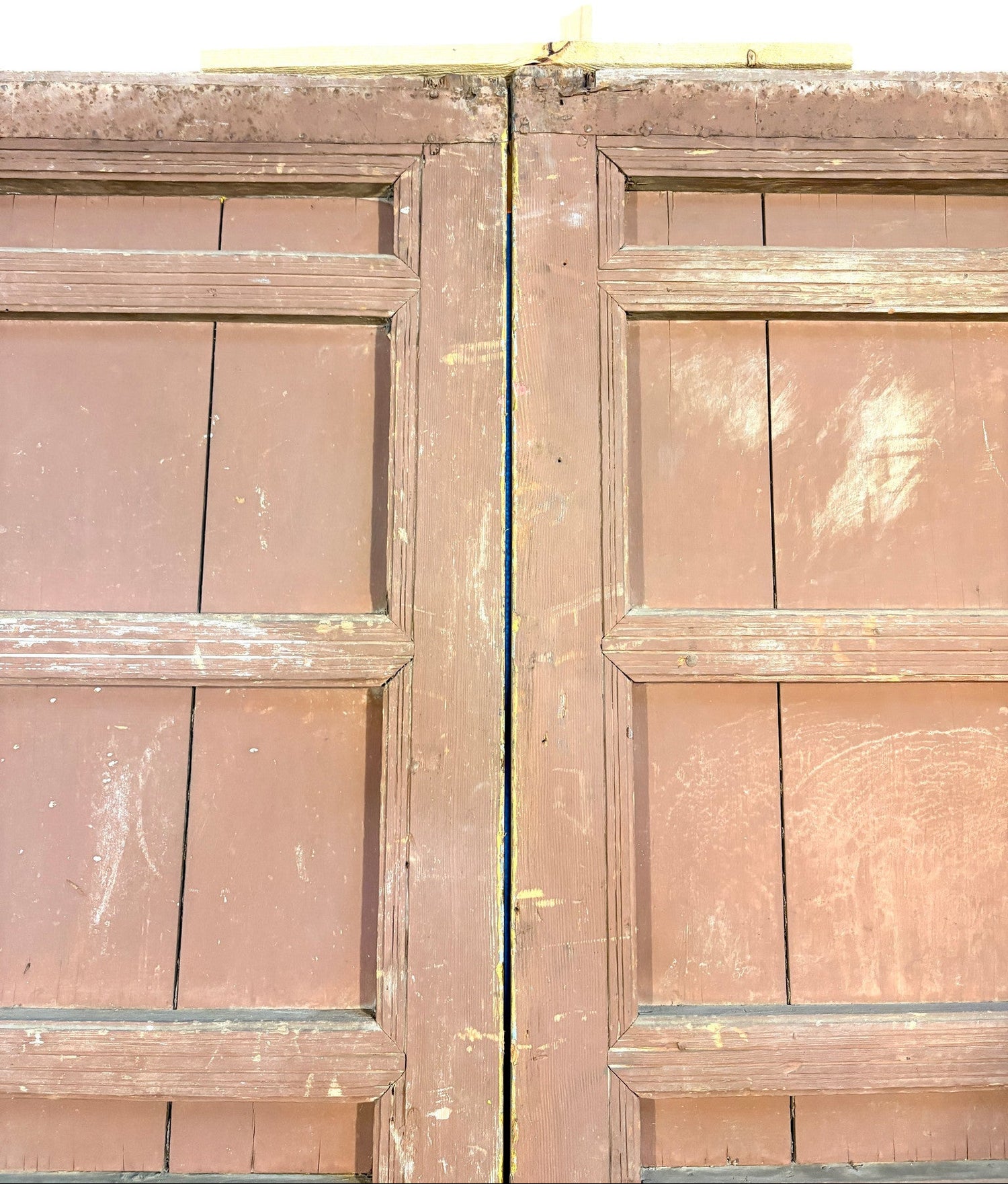 Antique Moroccan Riad Door with Bab al-Khoukha Pedestrian Door
