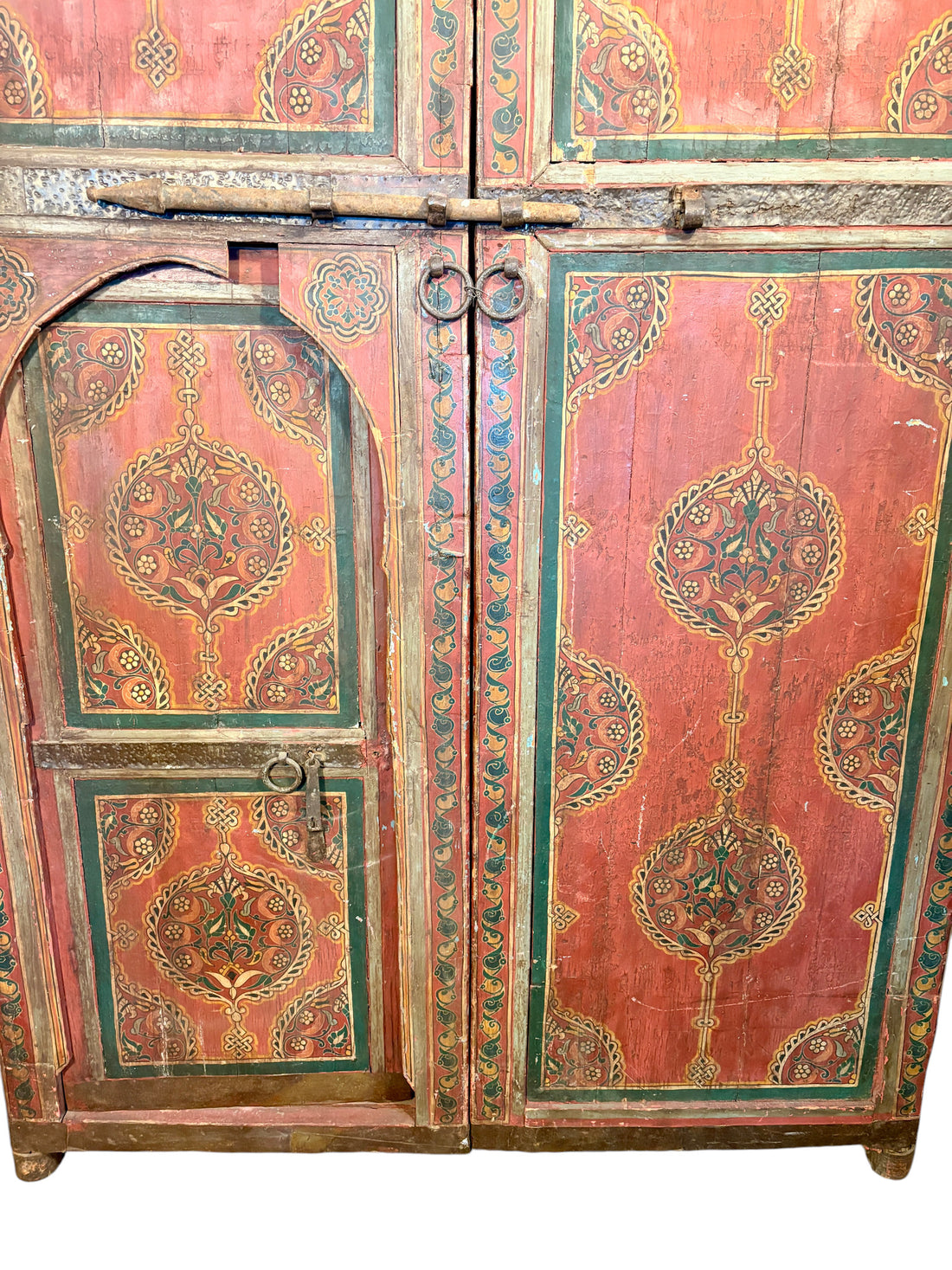 Antique Moroccan Riad Door with Bab al-Khoukha