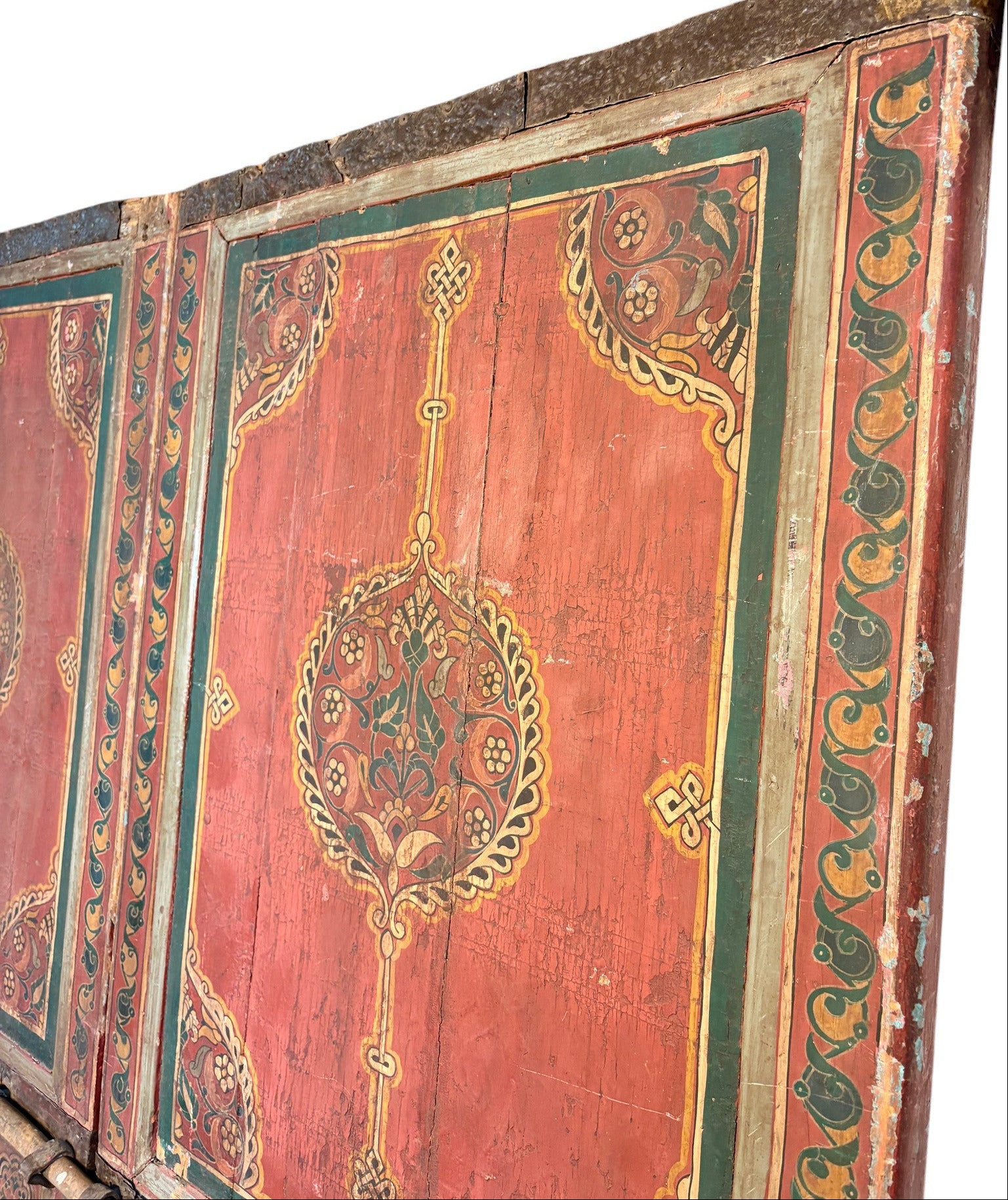 Antique Moroccan Riad Door with Bab al-Khoukha