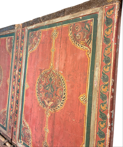 Antique Moroccan Riad Door with Bab al-Khoukha