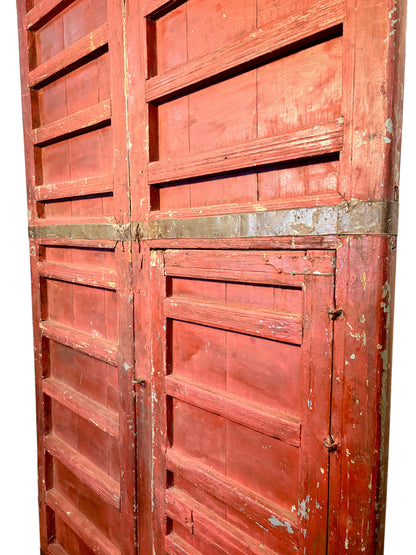 Antique Moroccan Riad Door with Bab al-Khoukha