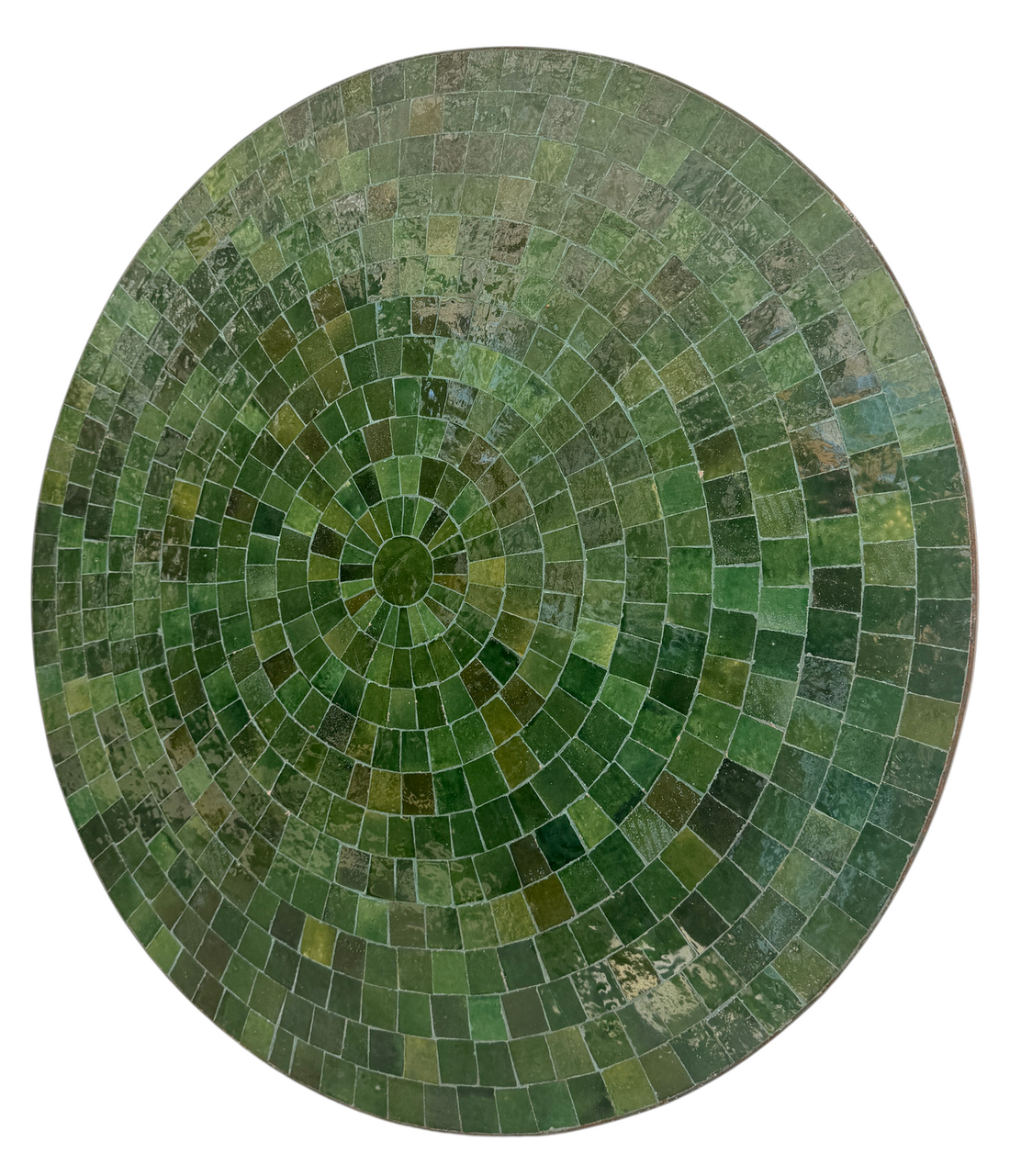 36" Evergreen Zellige Mosaic Table Top